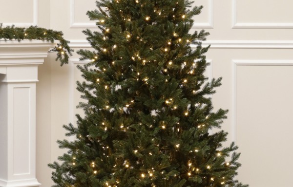 Full Spritzgussnadeln Künstlicher Weihnachtsbaum 500 LED-215 cm-Sherwood Spruce