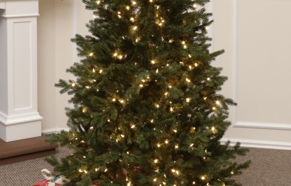 100% Spritzgussnadeln Künstlicher Weihnachtsbaum 400 LED-185 cm-Rocky Mountain