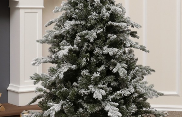 Künstlicher Tannenbaum mit Schnee 155 cm-White Angel 