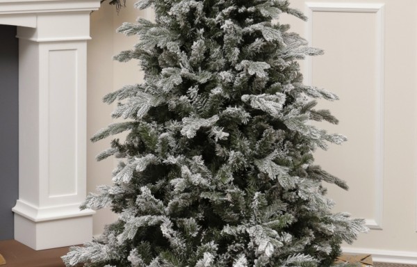 Künstlicher Weihnachtsbaum mit schnee 185 cm-White Angel 