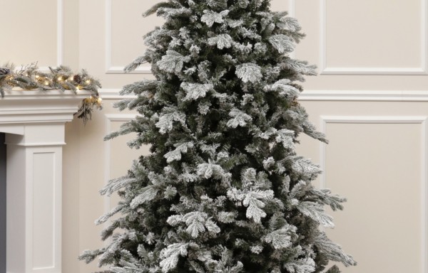 Künstlicher Weihnachtsbaum mit schnee 260 cm-White Angel 