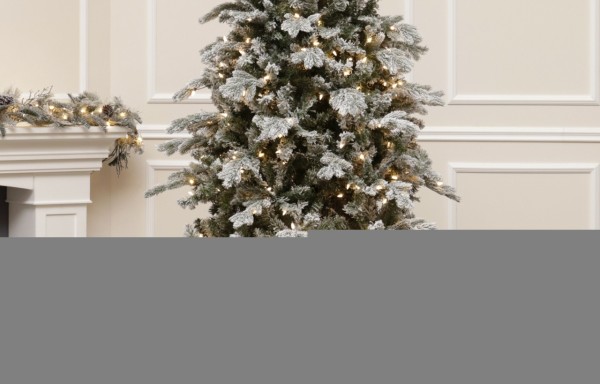 Künstlicher Tannenbaum mit schnee 800 LED-260 cm-White Angel 