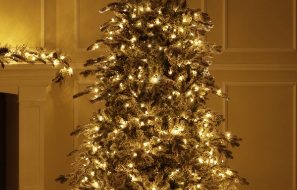 Künstlicher Tannenbaum mit schnee 800 LED-260 cm-White Angel 