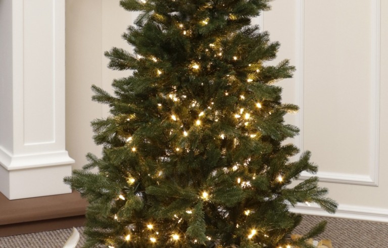 Full Spritzgussnadeln Künstlicher Weihnachtsbaum-155 cm-200 LED-Black Hill Spruce