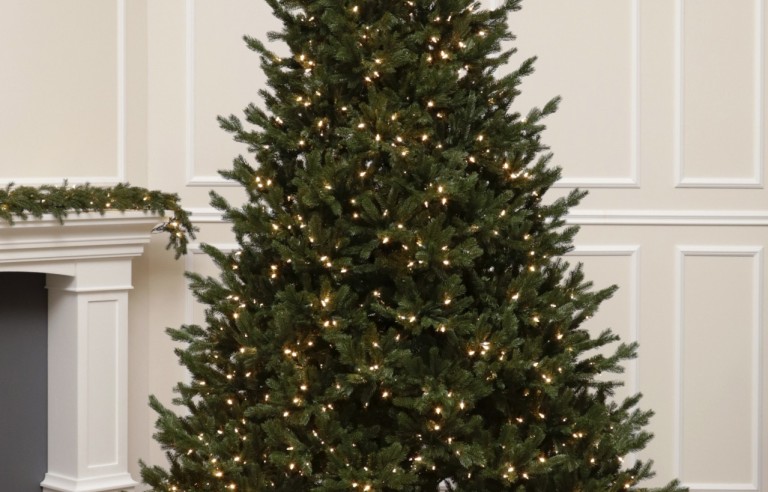 Full Spritzgussnadeln Künstlicher Weihnachtsbaum 1250 LED-305 cm-Sherwood Spruce