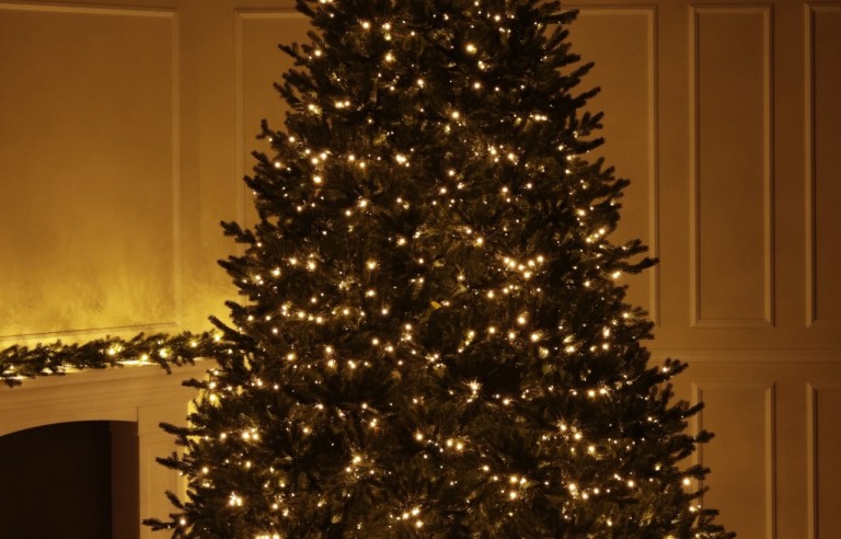 100% Spritzgussnadeln Künstlicher Tannenbaum 2600 LED-425 cm-Sherwood Spruce