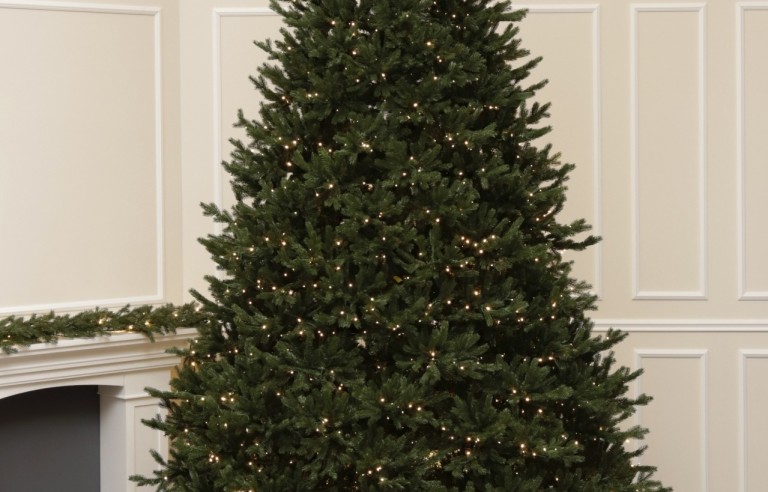 100% Spritzgussnadeln Künstlicher Tannenbaum 2600 LED-425 cm-Sherwood Spruce