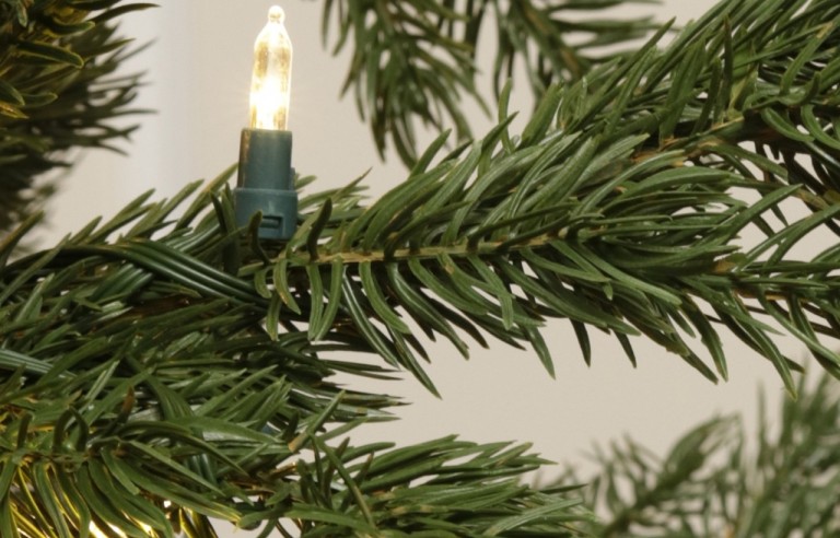 100% Spritzgussnadeln Künstlicher Weihnachtsbaum 400 LED-185 cm Balsam Fir