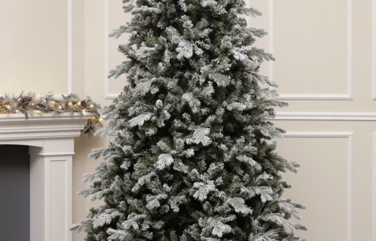 Zasnežený  umelý vianočný stromček 305 cm-White Angel