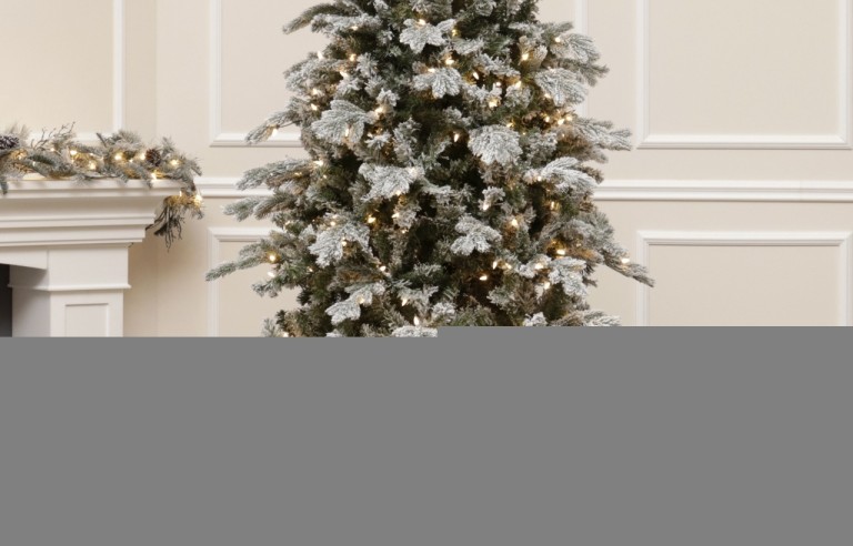 Künstlicher Tannenbaum mit schnee 800 LED-260 cm-White Angel 