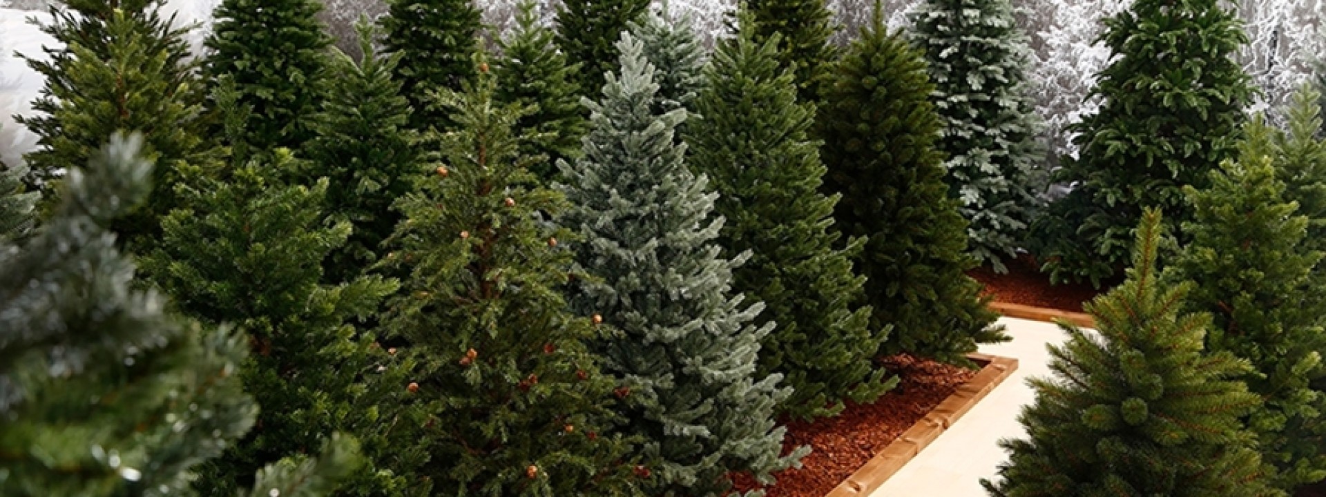 Naturgetreue künstliche Weihnachtsbäume